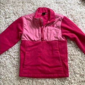 A fleece Jacket with pockets. Super warm.